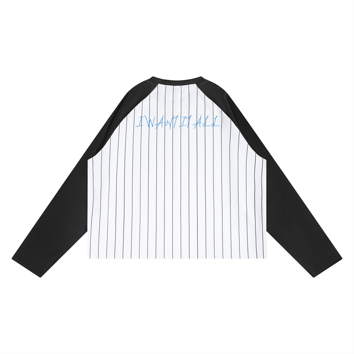 Unisex Striped Raglan Long Sleeve T-Shirt