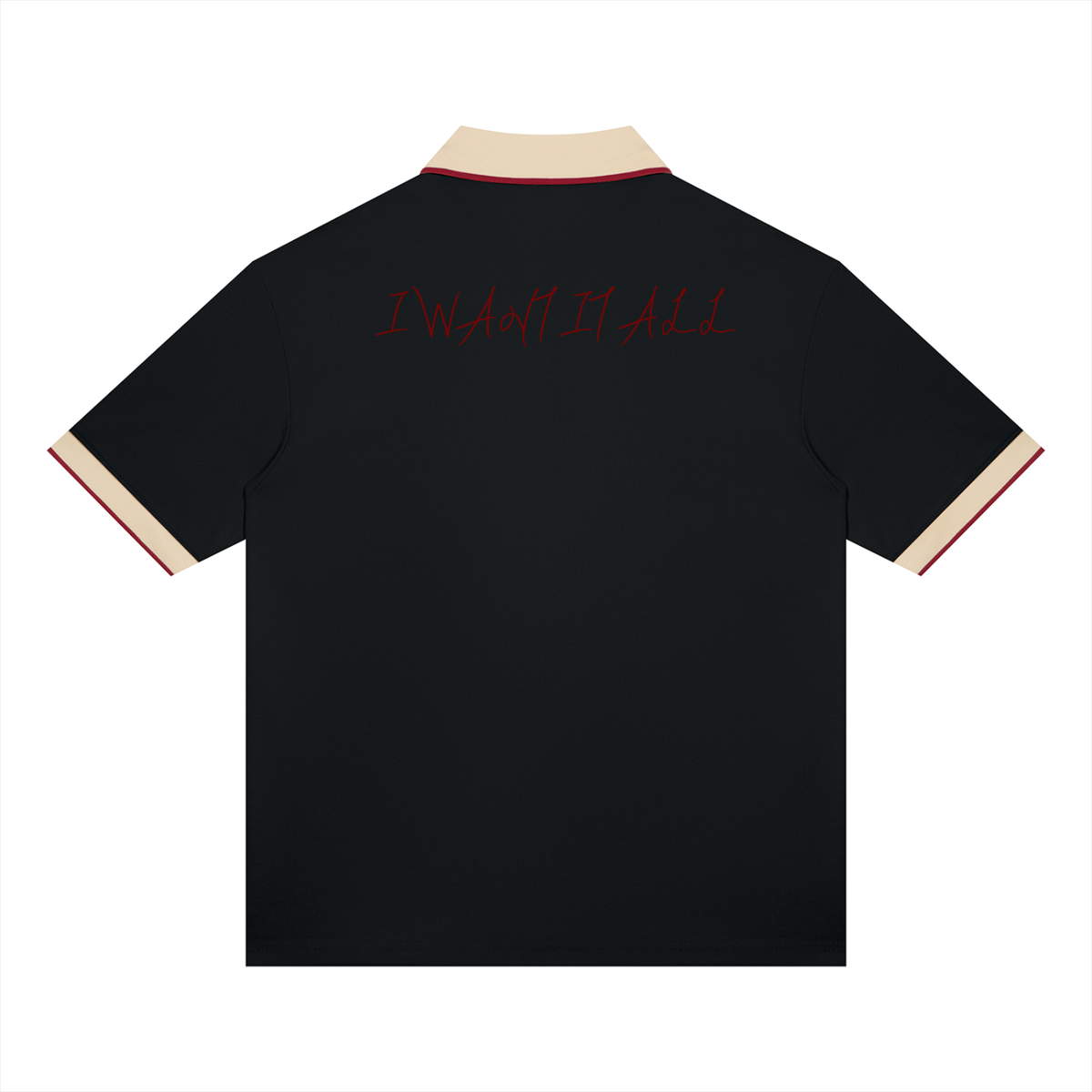 Unisex Color Block Polo Shirt
