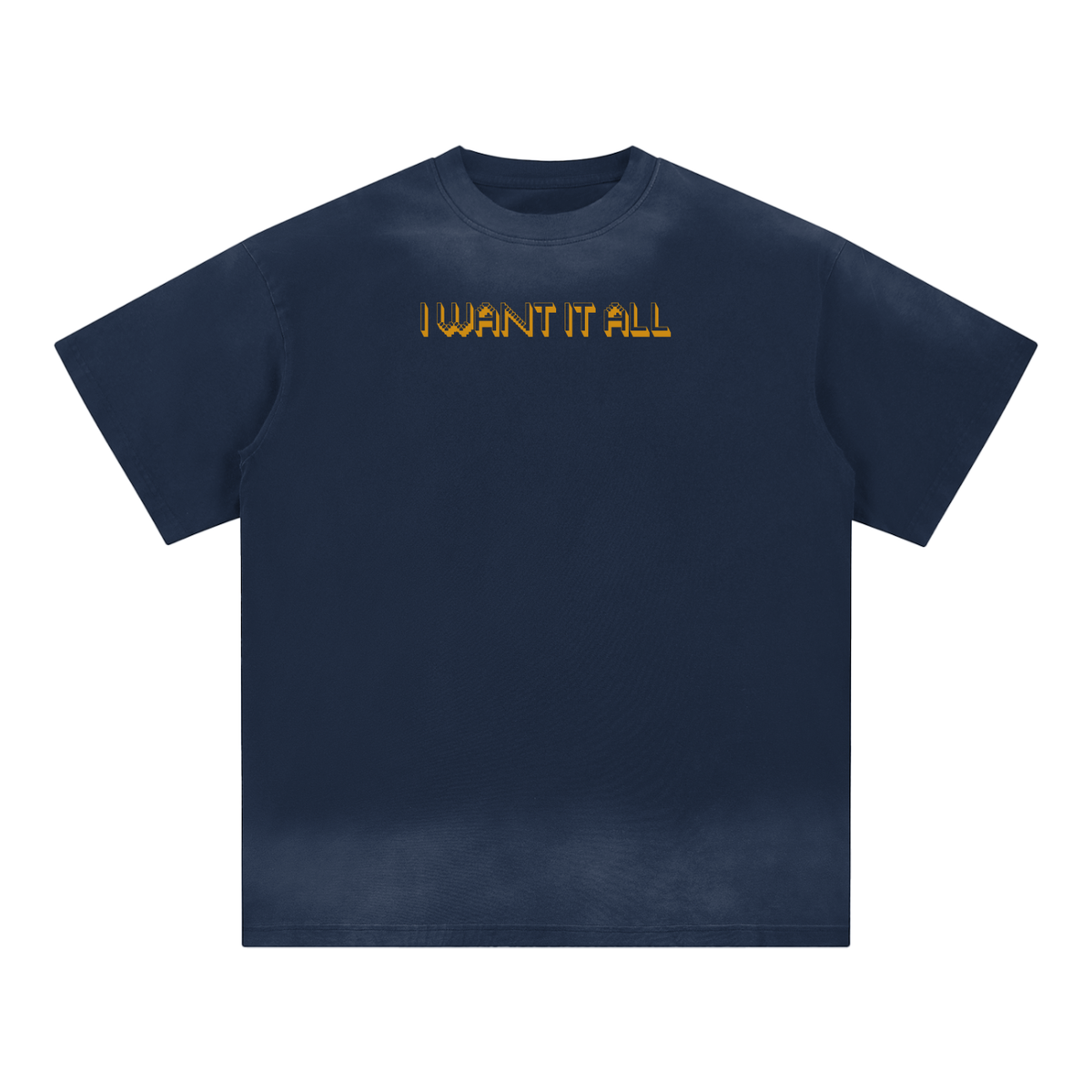 Petite Crew Neck Sunfade Edge T-Shirt