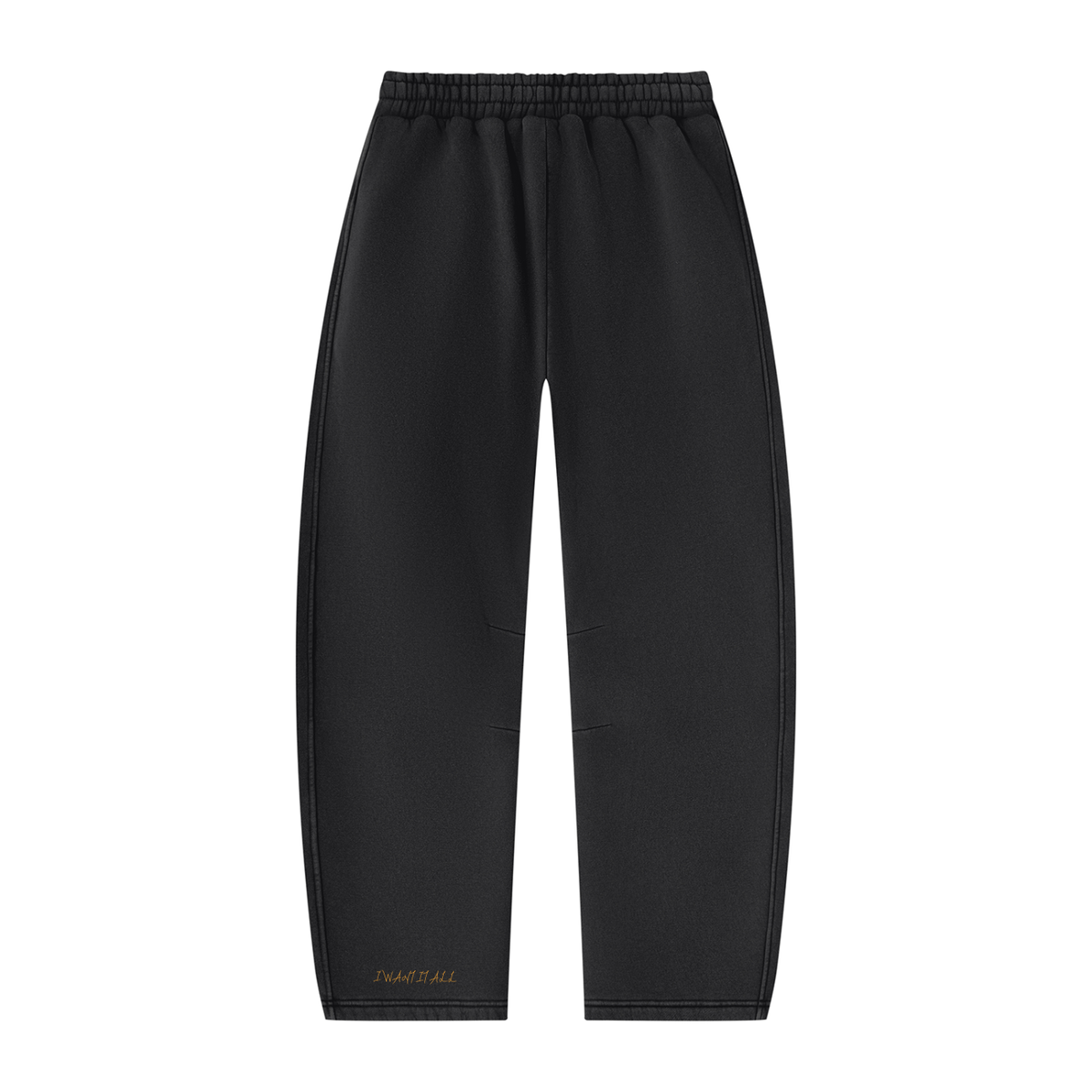 Unisex Vintage Wash Barrel Leg Fleece Sweatpants