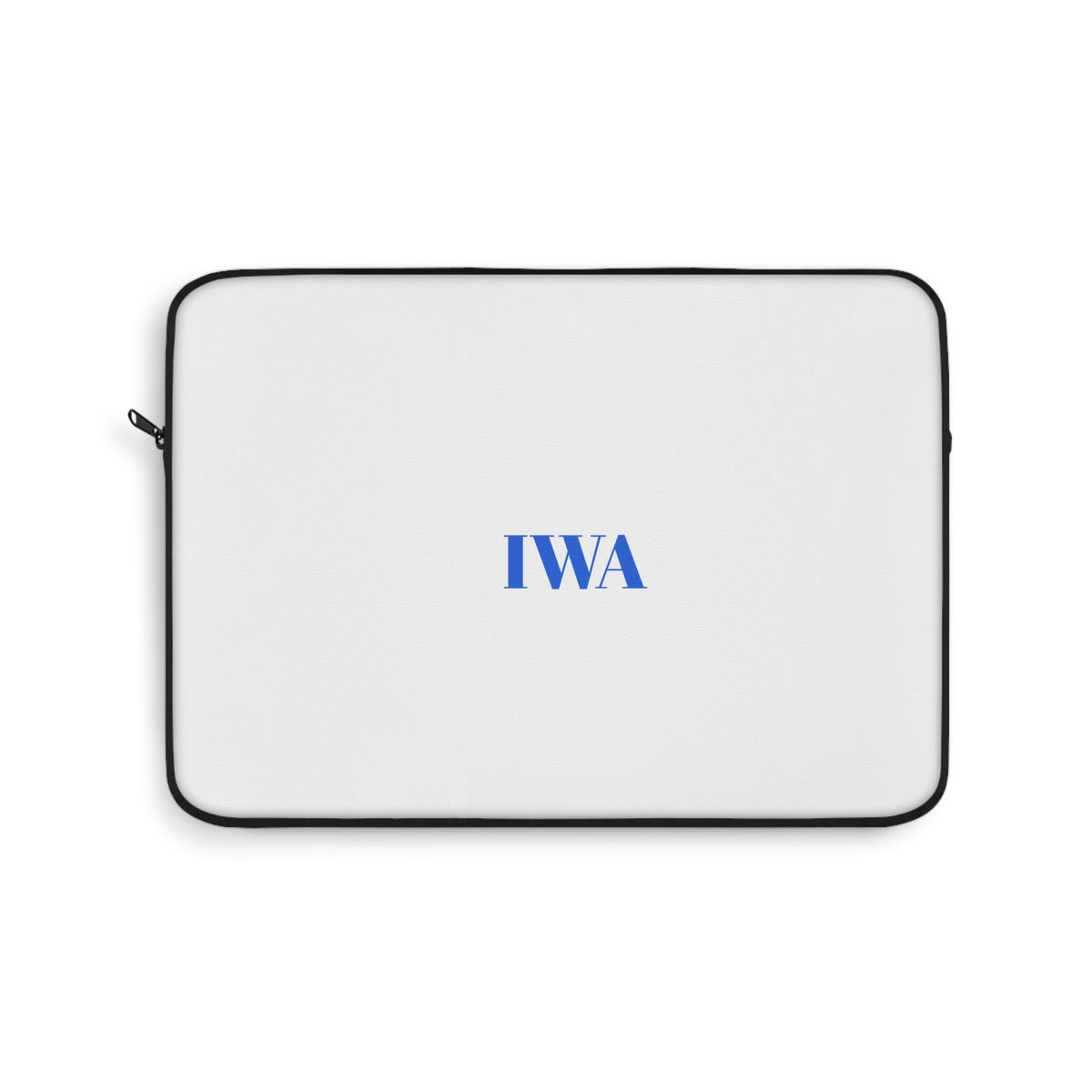 Customizable "Enter text" Laptop Sleeve — Minimal White Protective Case