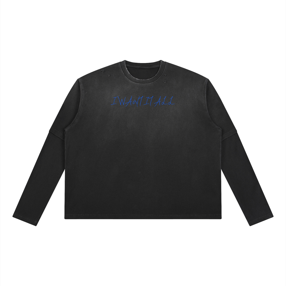 Unisex Vintage Wash Layered T-Shirt