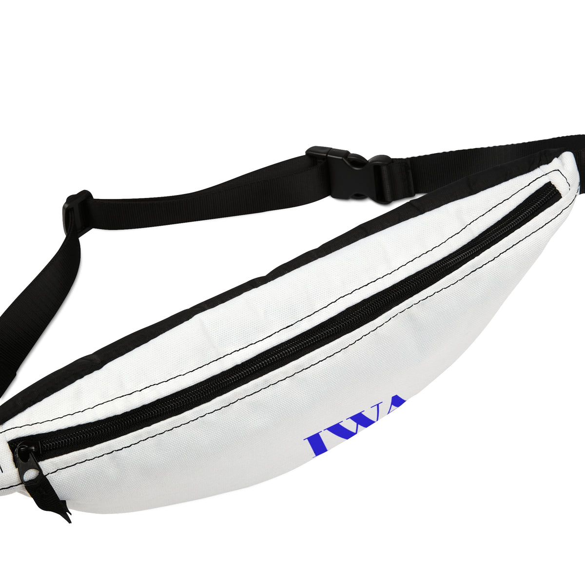 Monogram IWA Fanny Pack — Minimal White Waist Bag