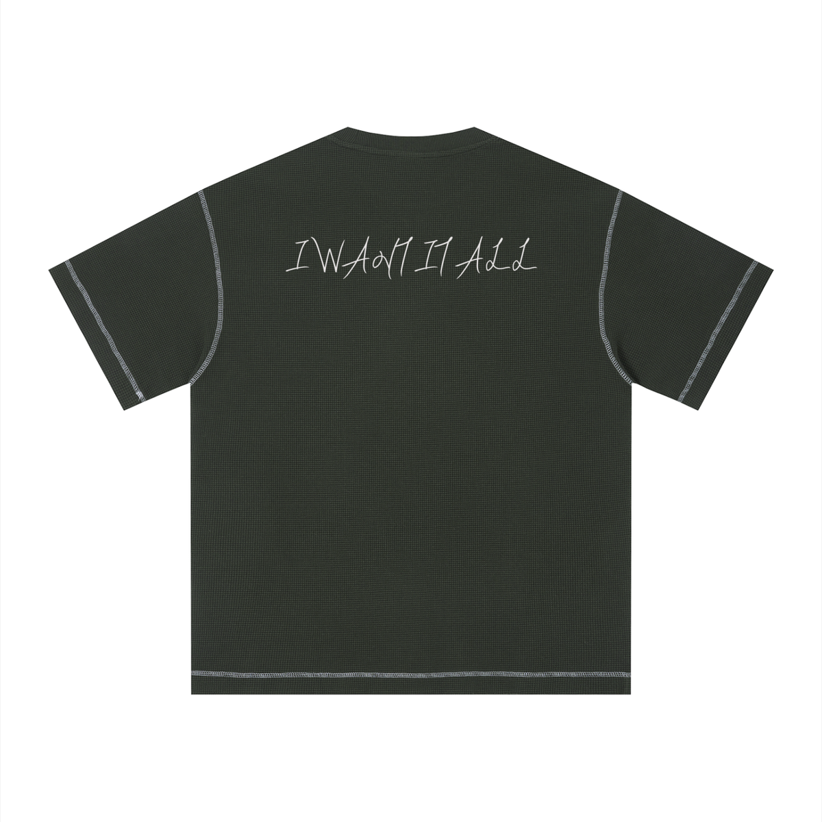 Unisex Sunfade Waffle Boxy T-Shirt