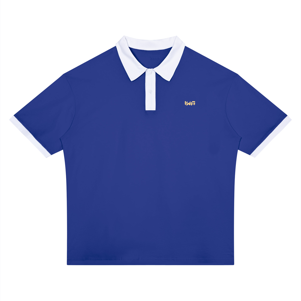 Unisex Color Block Polo Shirt