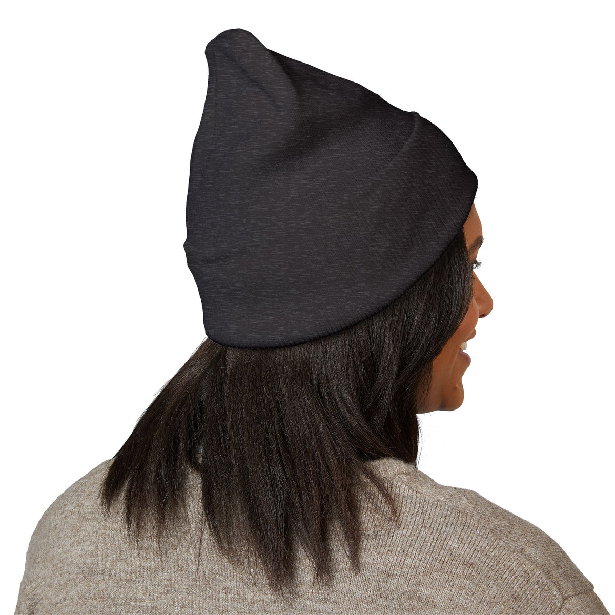 IWA Embroidered Cuffed Beanie — Classic Knit Winter Hat