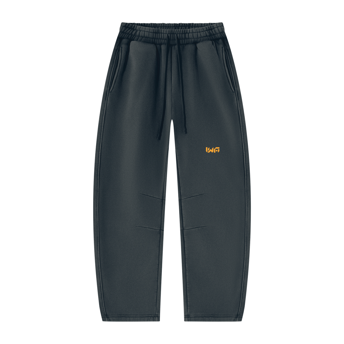Unisex Vintage Wash Barrel Leg Fleece Sweatpants
