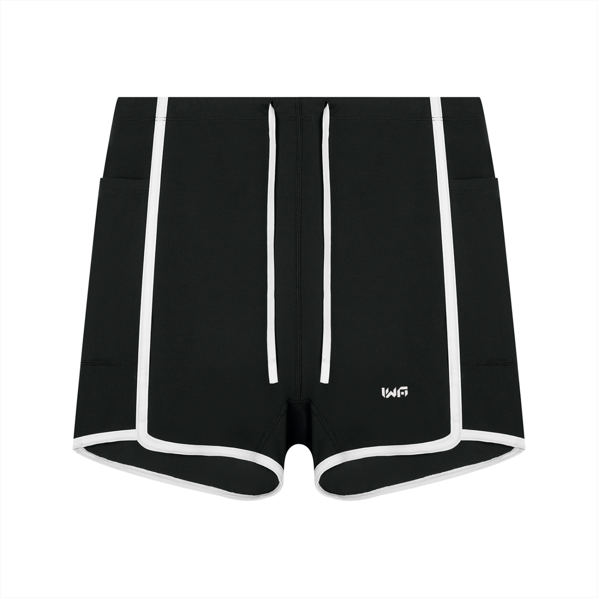 Women's High Rise Color Block Yoga Shorts