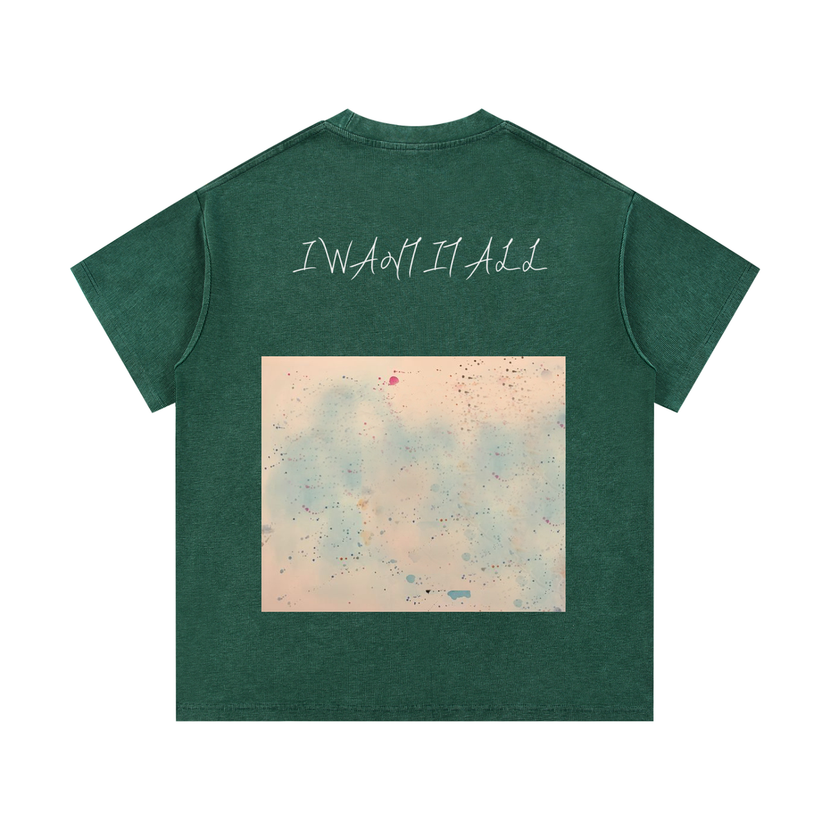 Mineral Wash Waffle Knit T-Shirt