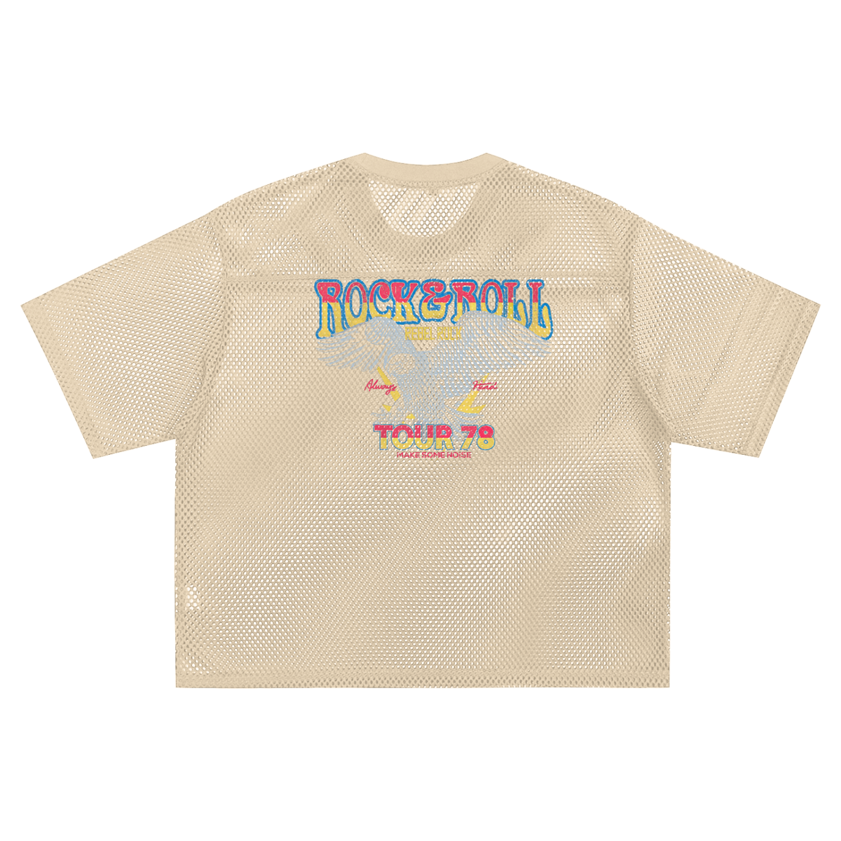 See-through Boxy Net T-shirt