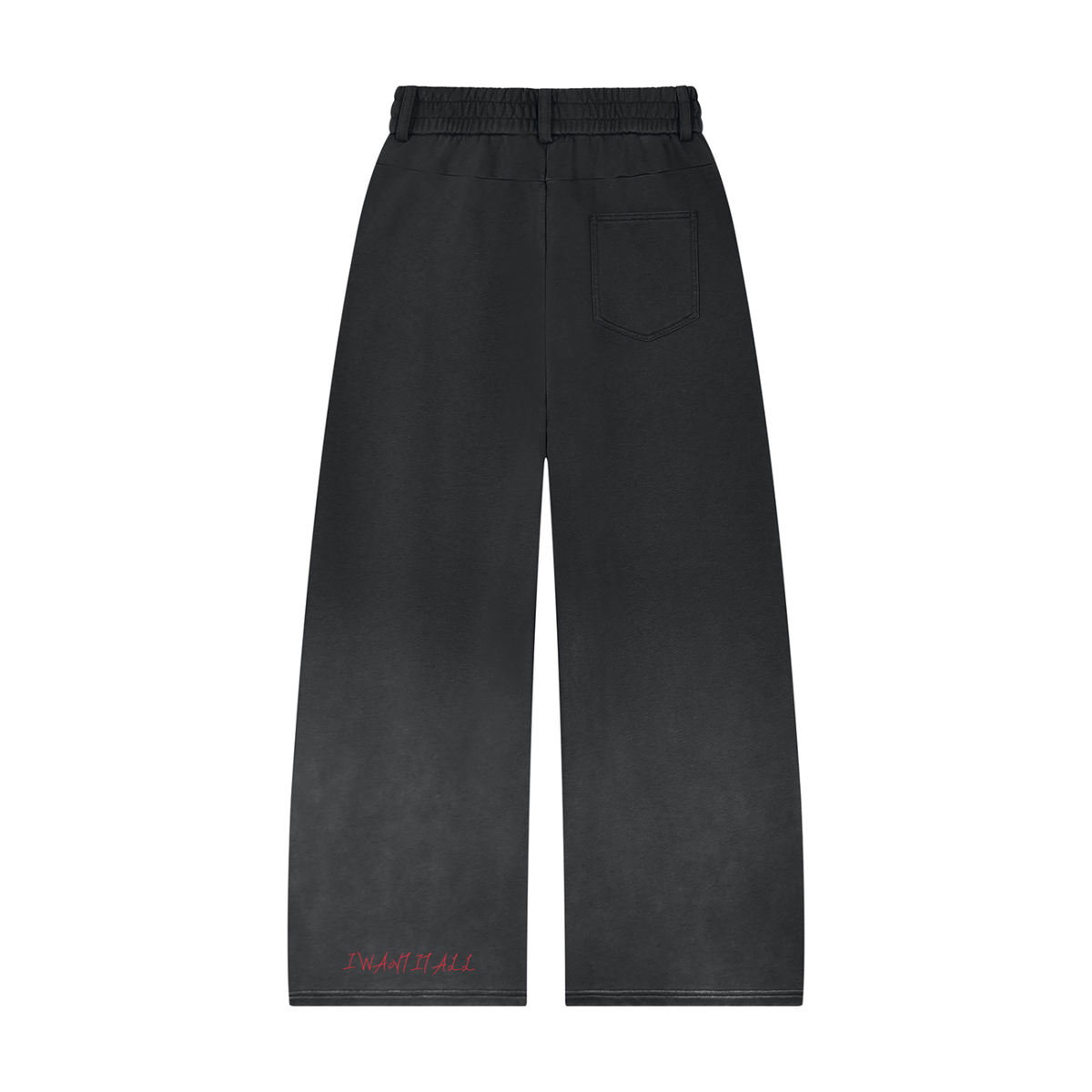 Unisex Sunfade Paneled Barrel Leg Sweatpants