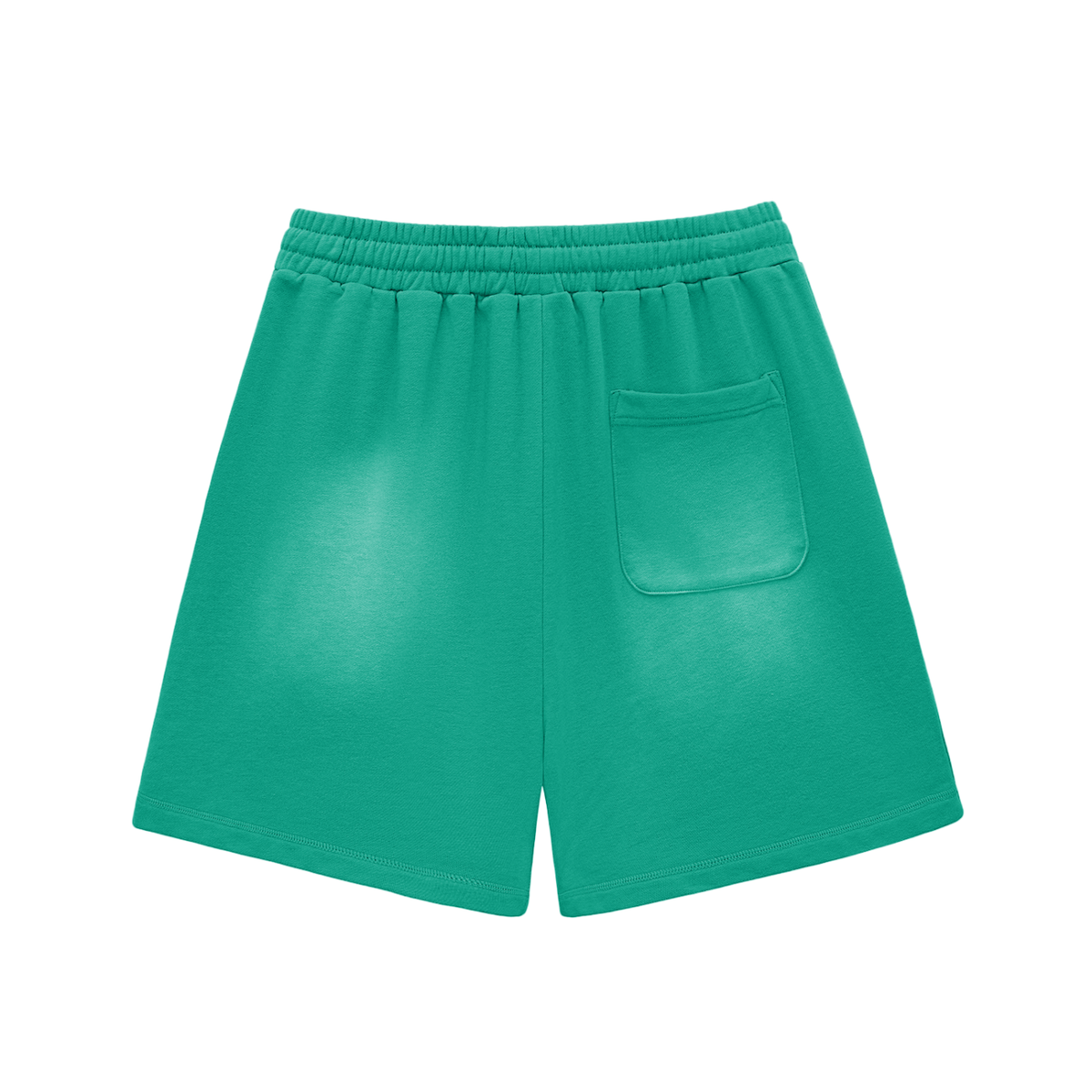 Sun-Fade Raw Edge Cotton-Blend Shorts, 350 GSM
