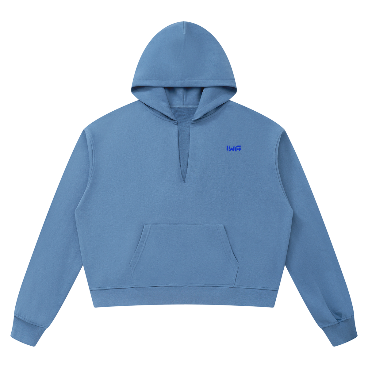 Unisex Boxy Raw Edge Hoodie