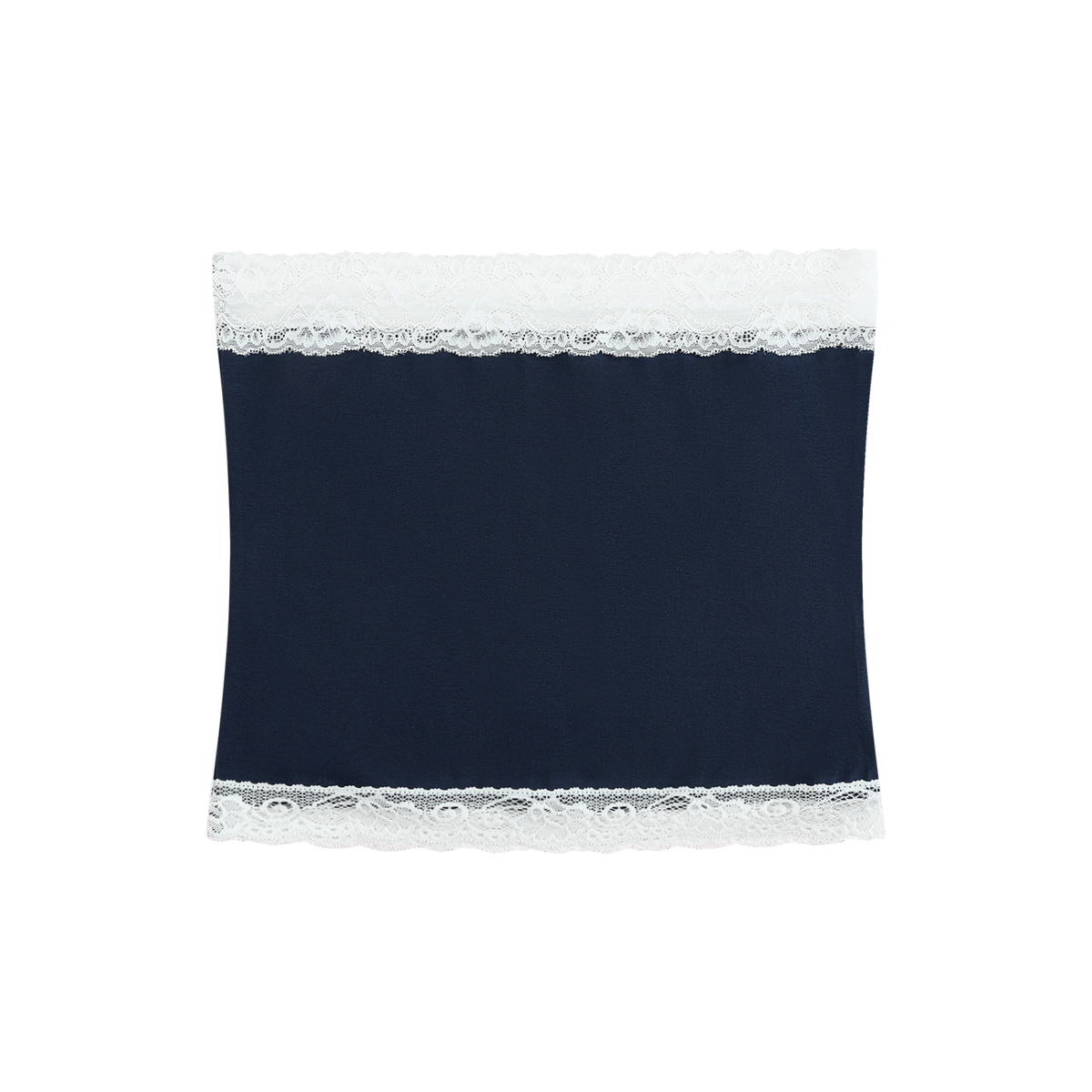 Women's Cropped Paneled Tube Top