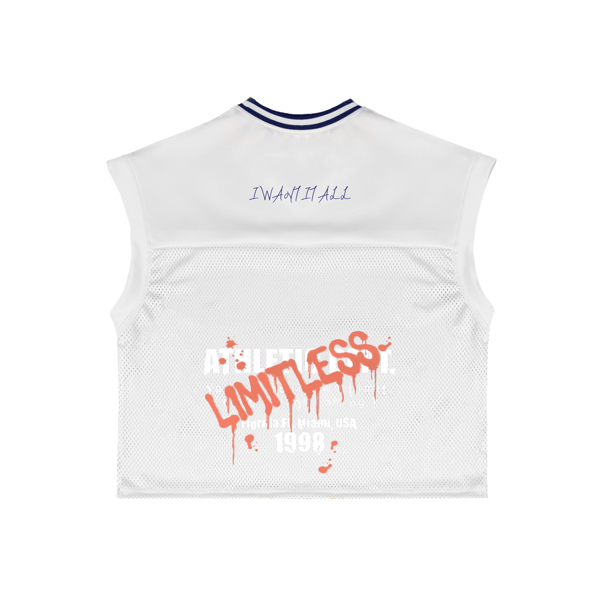 Loose Sleeveless Mesh T-Shirt