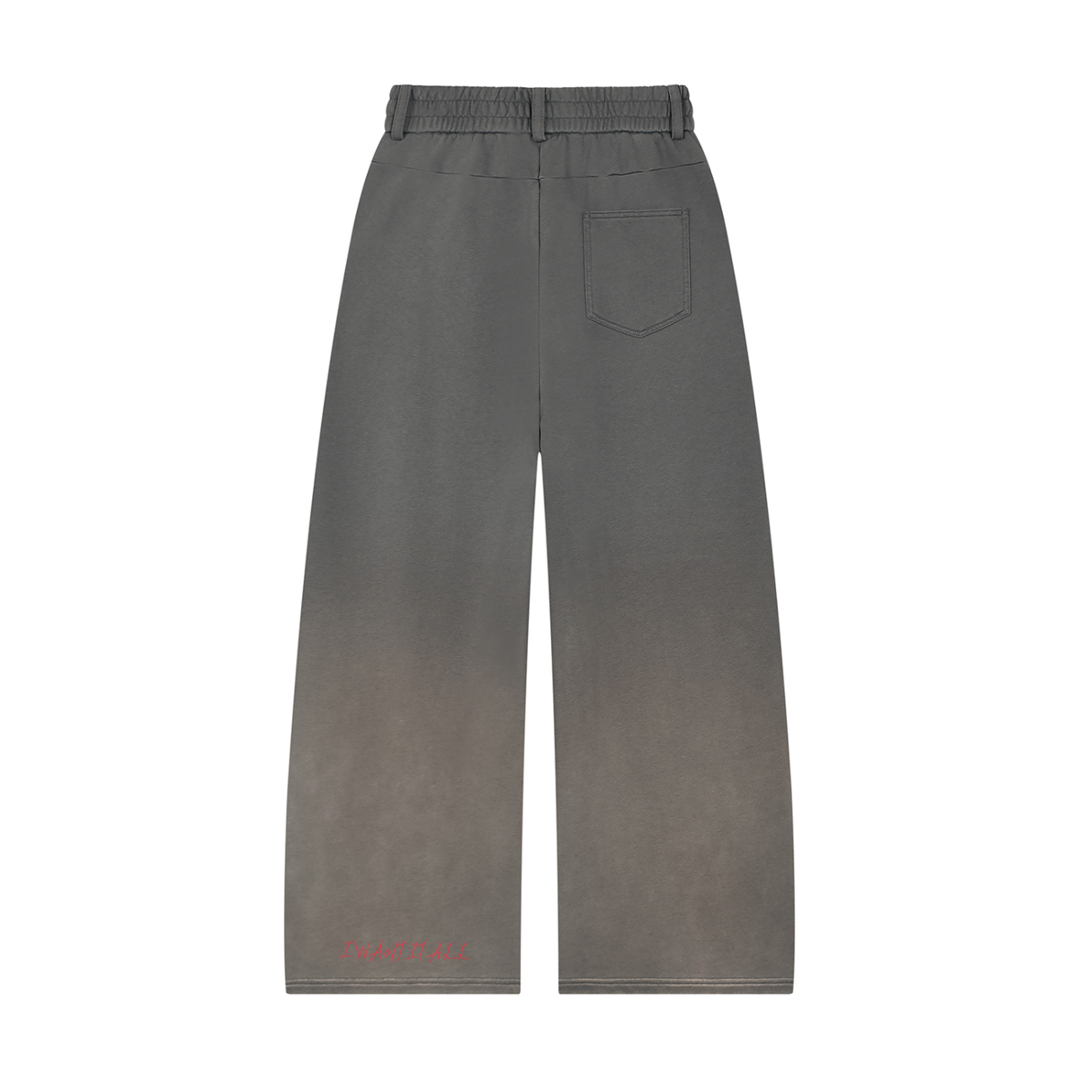 Unisex Sunfade Paneled Barrel Leg Sweatpants