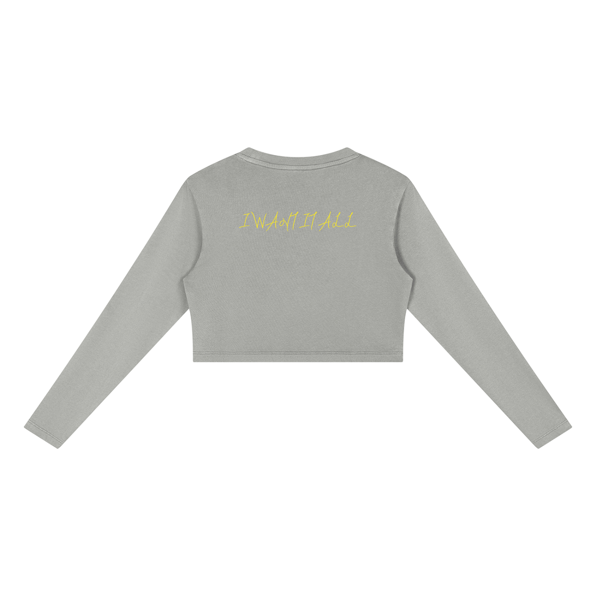 Women's Mineral Wash Crop Sweatshirt