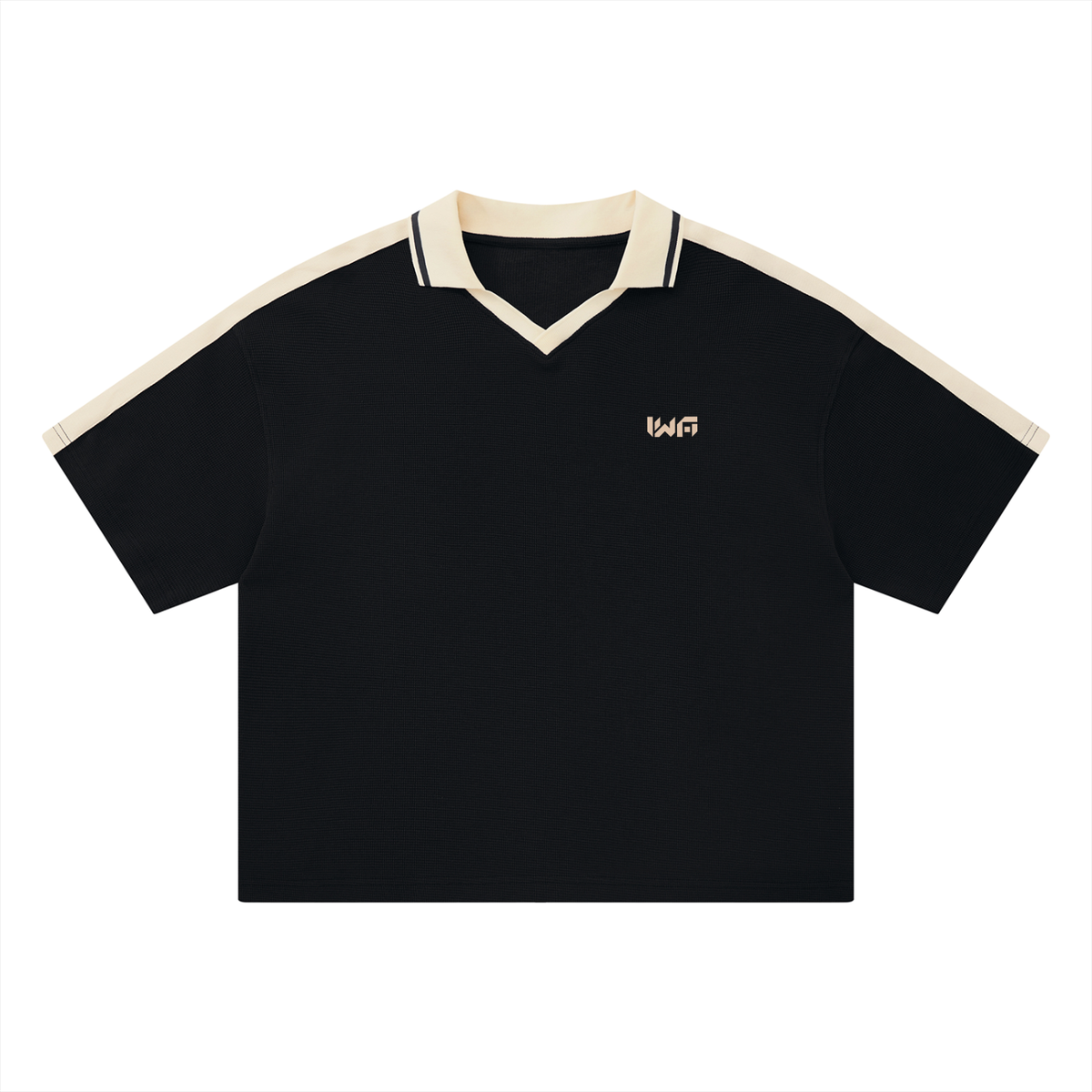 Unisex Color Block Polo Shirt