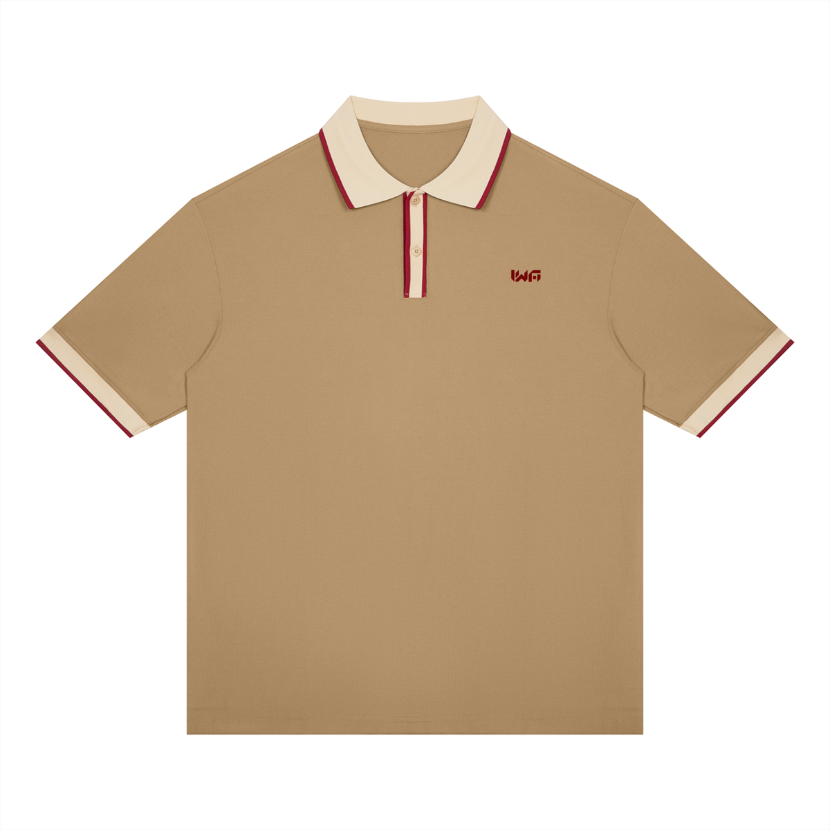 Unisex Color Block Polo Shirt