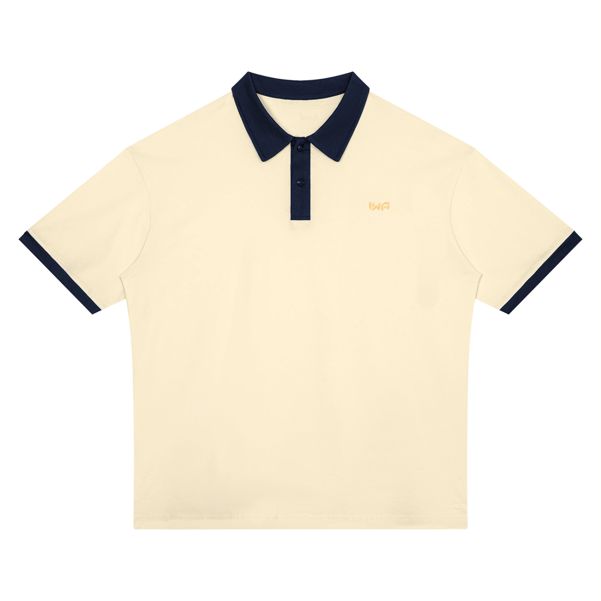 Unisex Color Block Polo Shirt