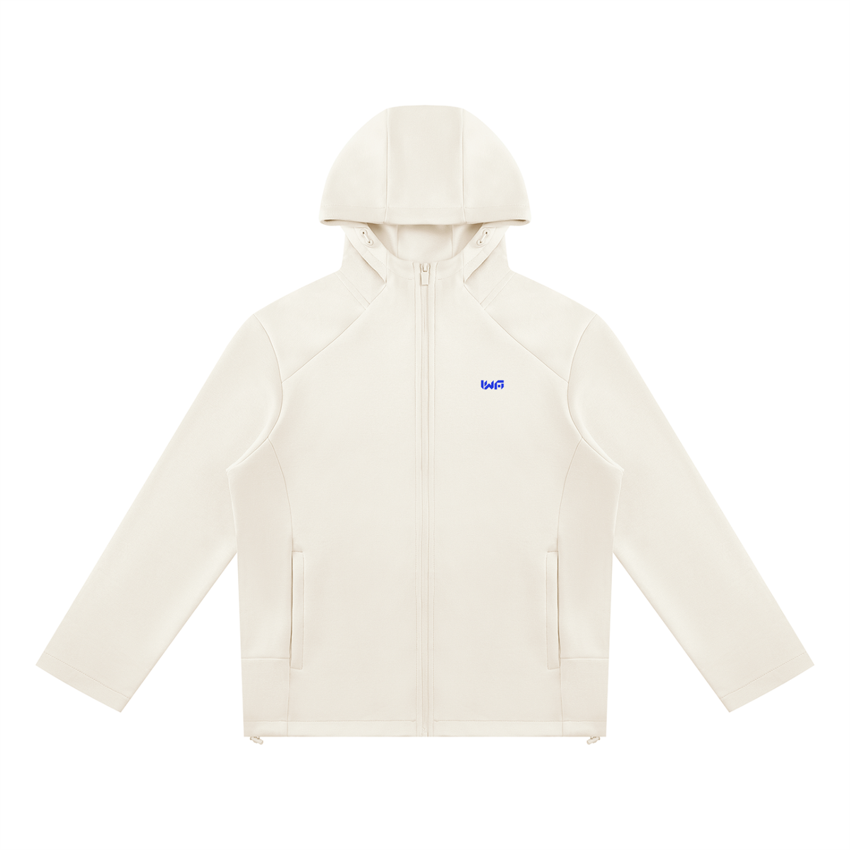 Unisex Paneled Full Zip Hoodie