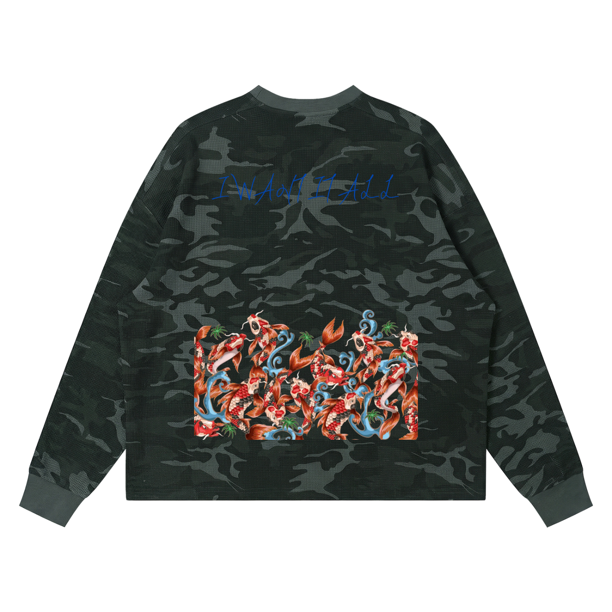 Unisex Waffle Boxy Long Sleeve T-Shirt