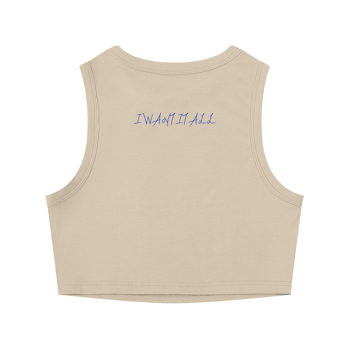 Women's Tight Crewneck Crop Tank Top
