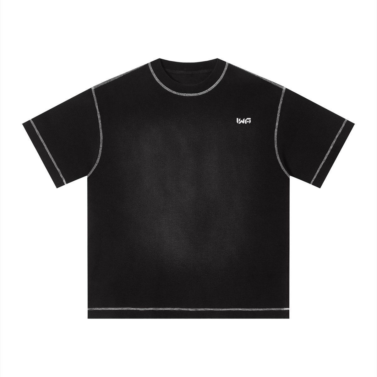 Unisex Sunfade Waffle Boxy T-Shirt
