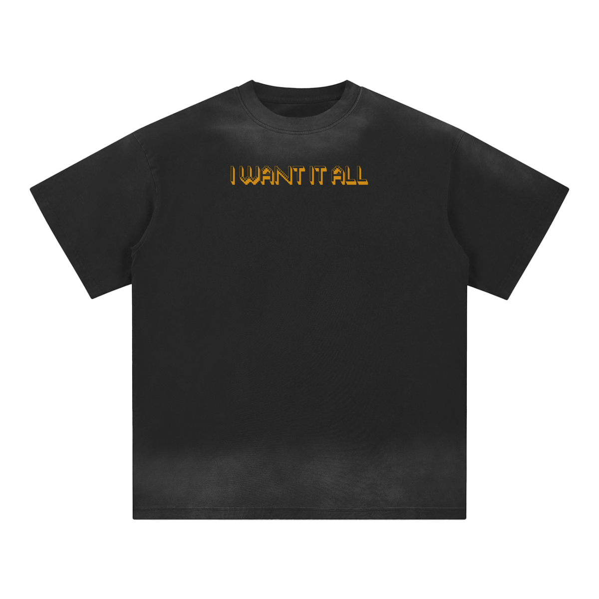 Petite Crew Neck Sunfade Edge T-Shirt