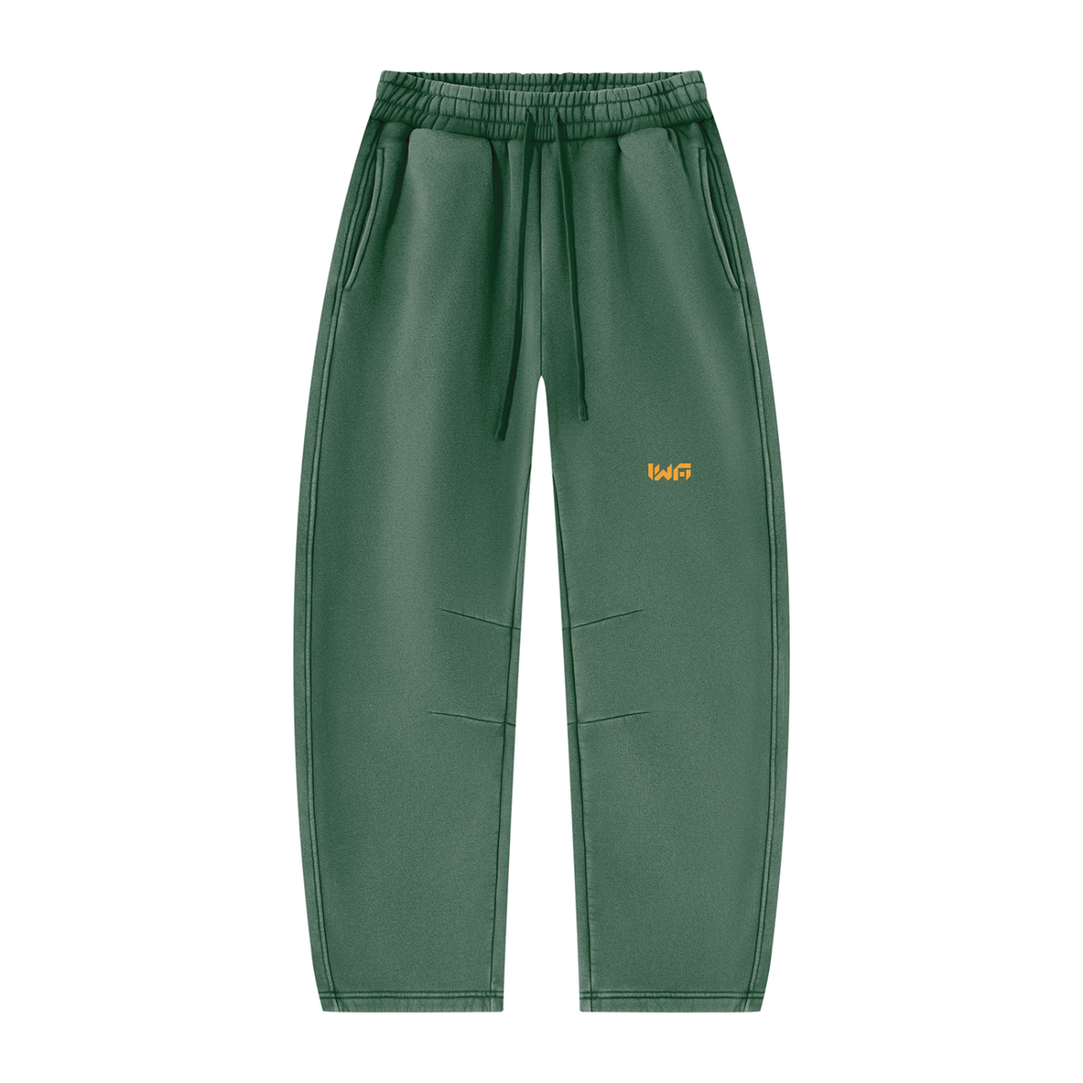 Unisex Vintage Wash Barrel Leg Fleece Sweatpants