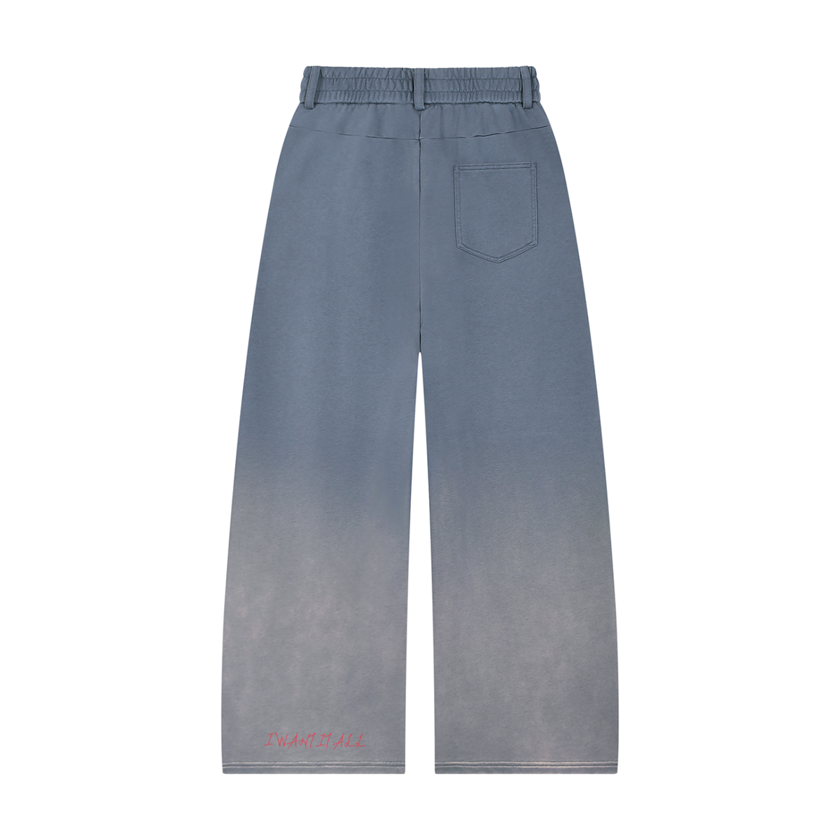Unisex Sunfade Paneled Barrel Leg Sweatpants