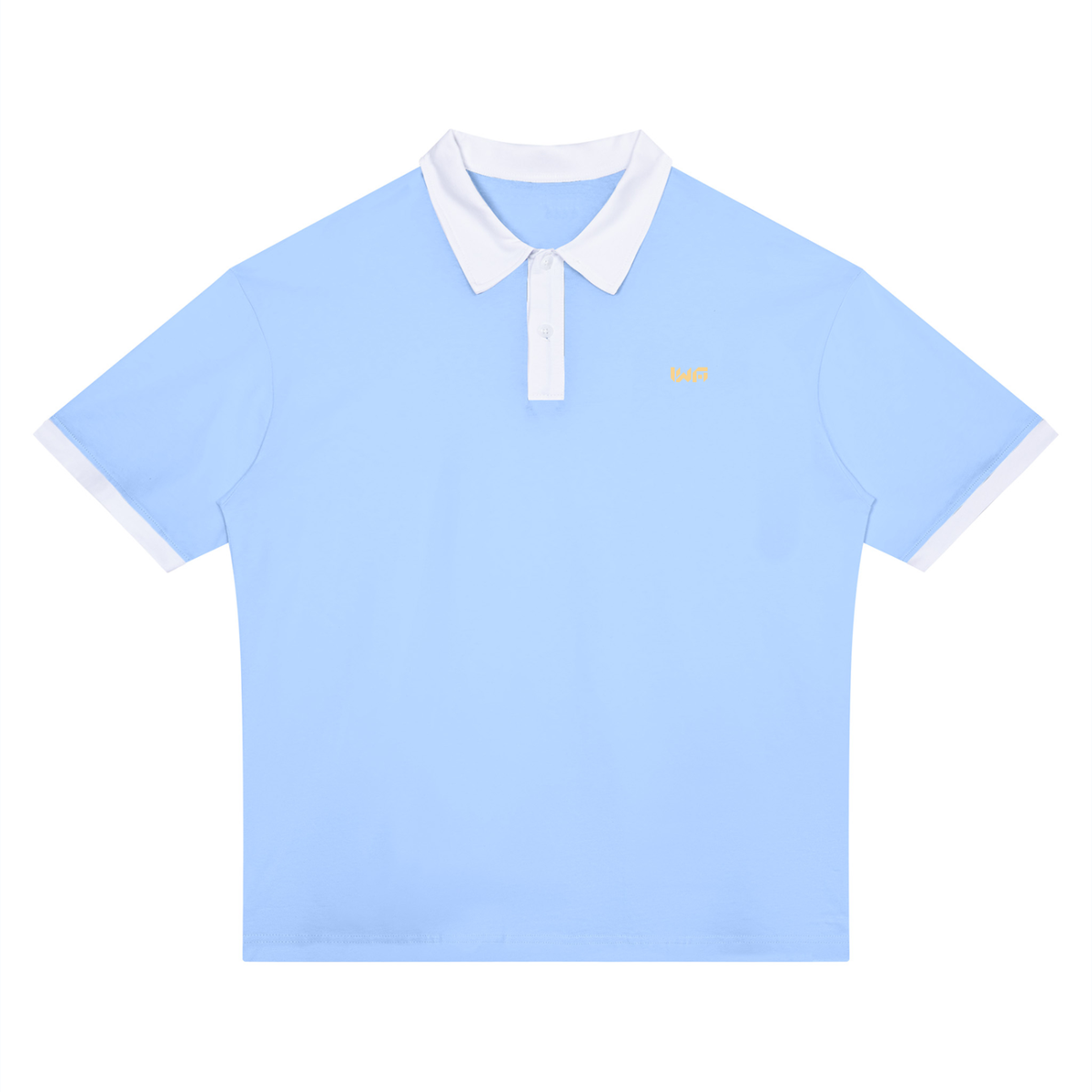 Unisex Color Block Polo Shirt