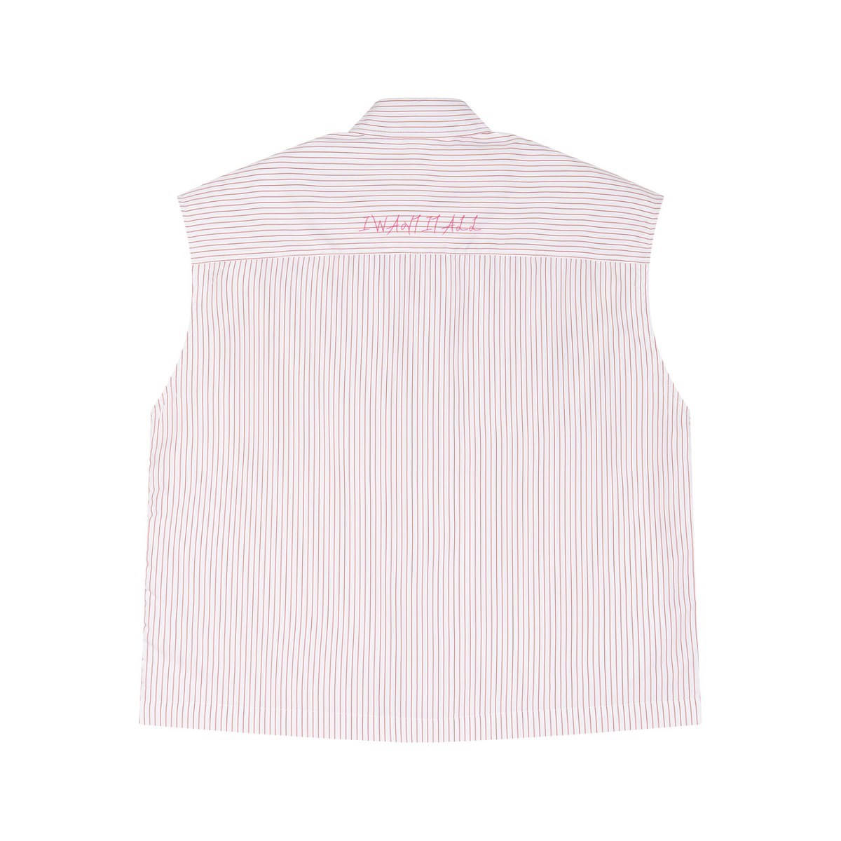 Men's Boxy Striped Sleeveless Shirt