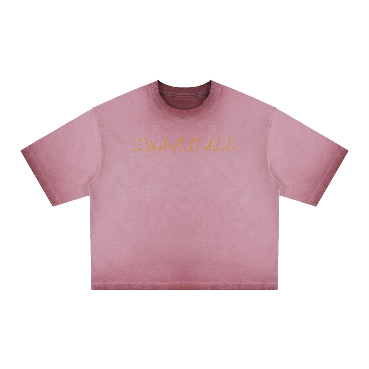 Unisex Reverse Dyed Boxy T-Shirt