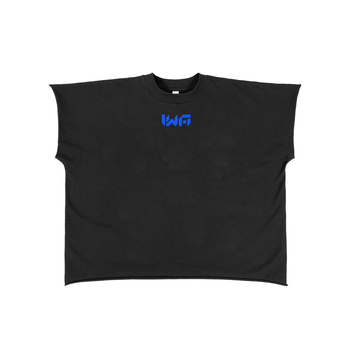 Raw Edge Boxy Cotton T-Shirt, 280 GSM
