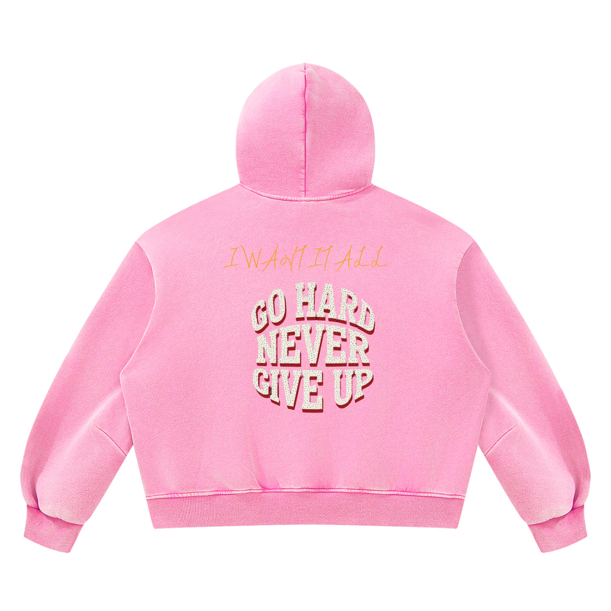 Unisex Vintage Wash Boxy Fleece Hoodie