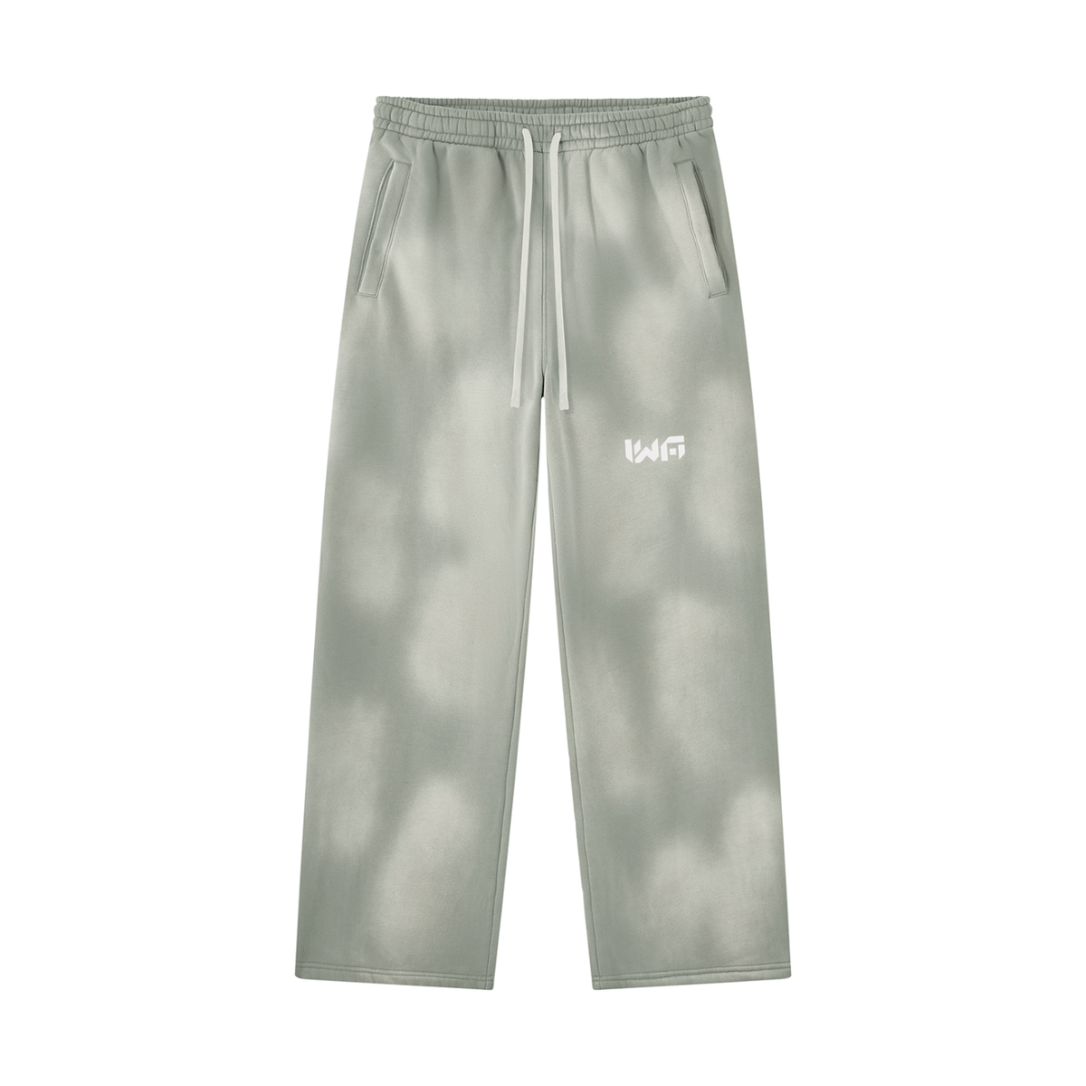 Unisex Sunfade Wide Leg Fleece Sweatpants