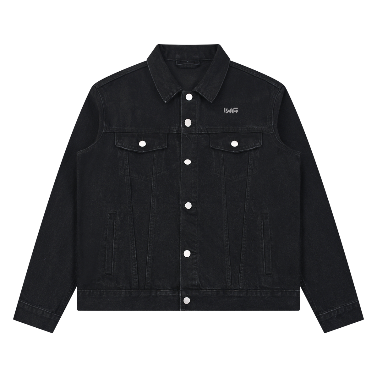 Unisex Vintage Wash Denim Jacket
