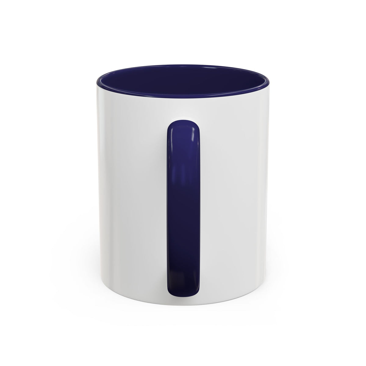 IWA Blue Serif Accent Coffee Mug – 11/15oz Ceramic