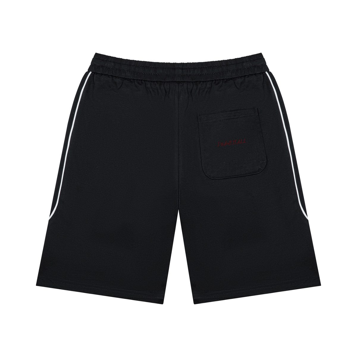 Unisex Piping Color Block Shorts