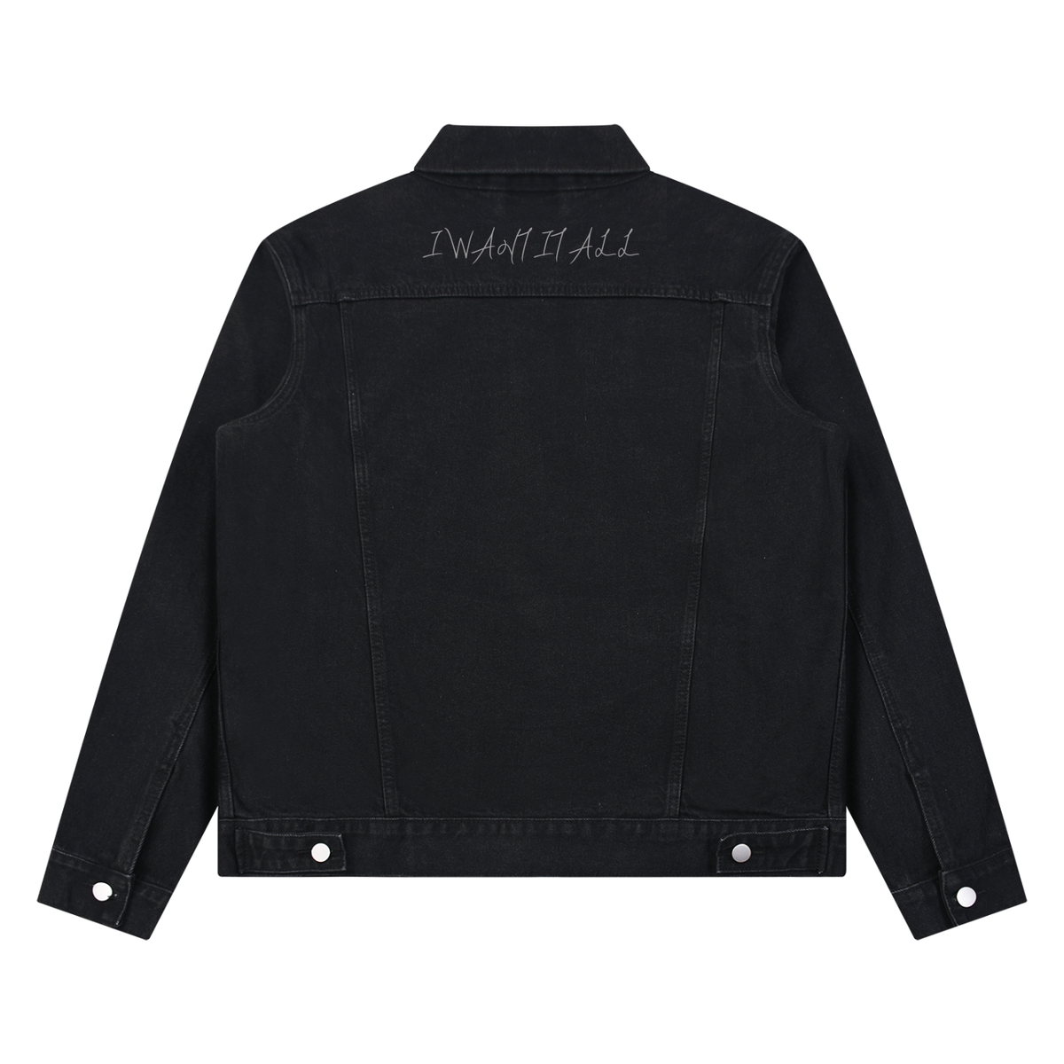 Unisex Vintage Wash Denim Jacket