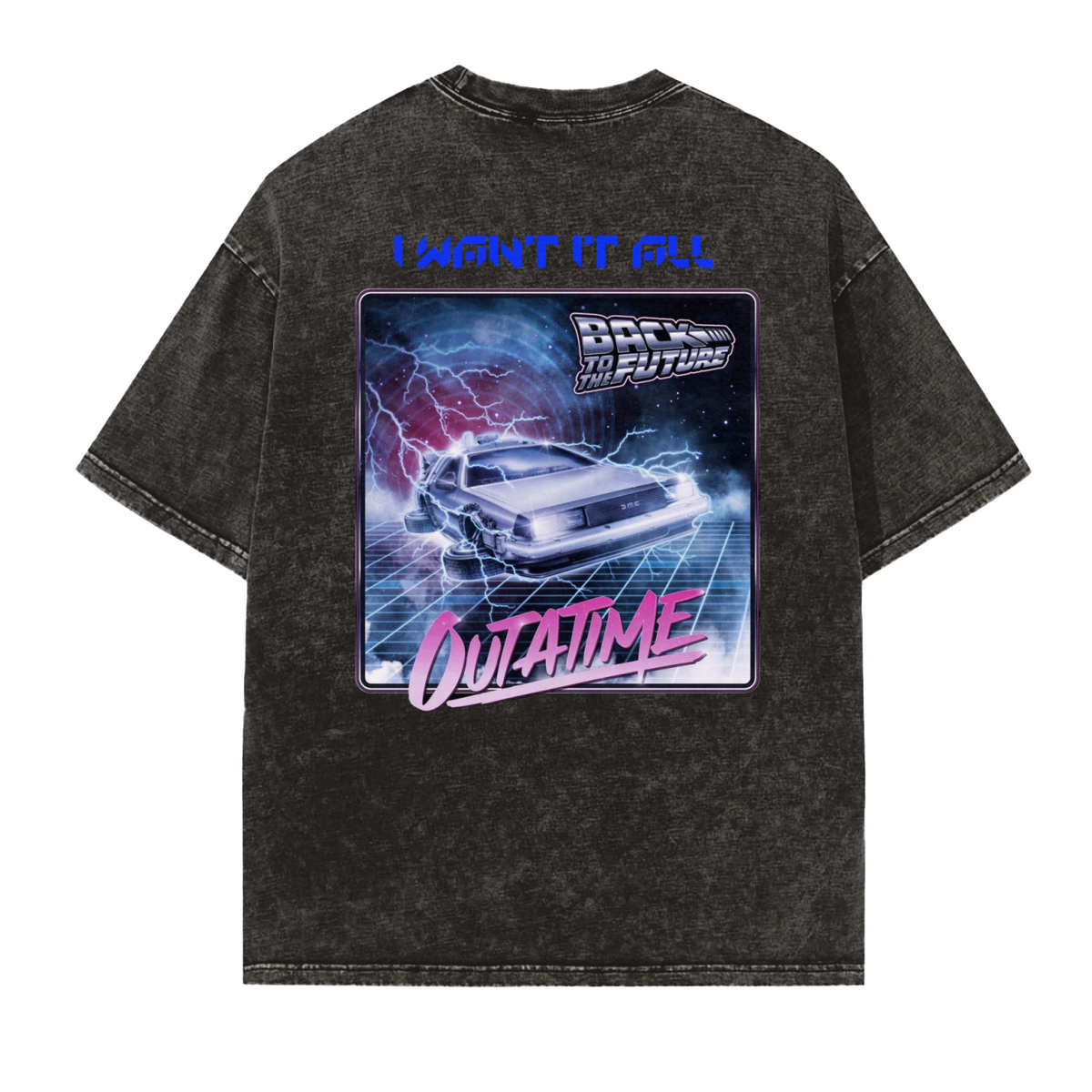 Edge Frayed Vintage Washed T-Shirt - 250 GSM