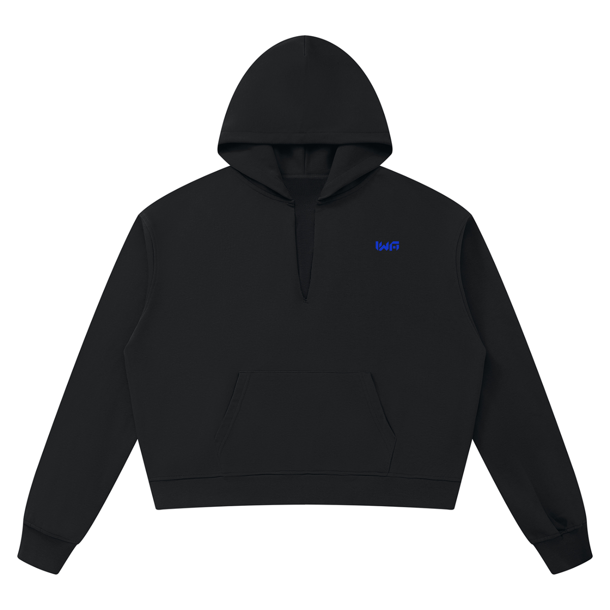 Unisex Boxy Raw Edge Hoodie