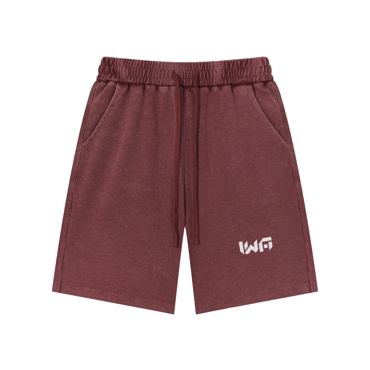 Mineral Wash Waffle Knit Shorts