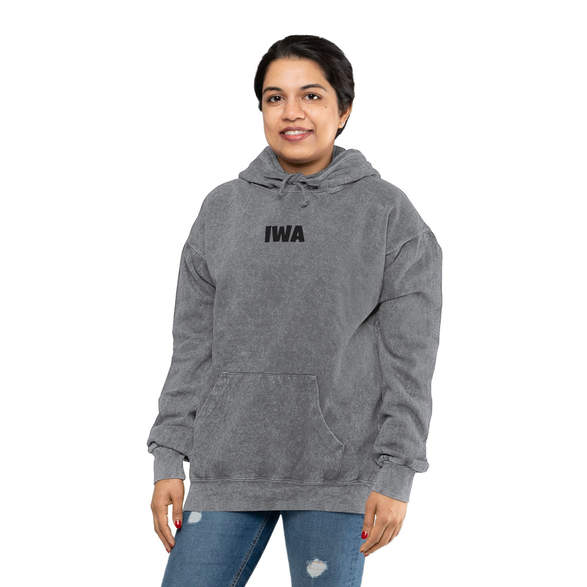 Unisex Mineral Wash Hoodie - Casual Comfort for Everyday Adventures