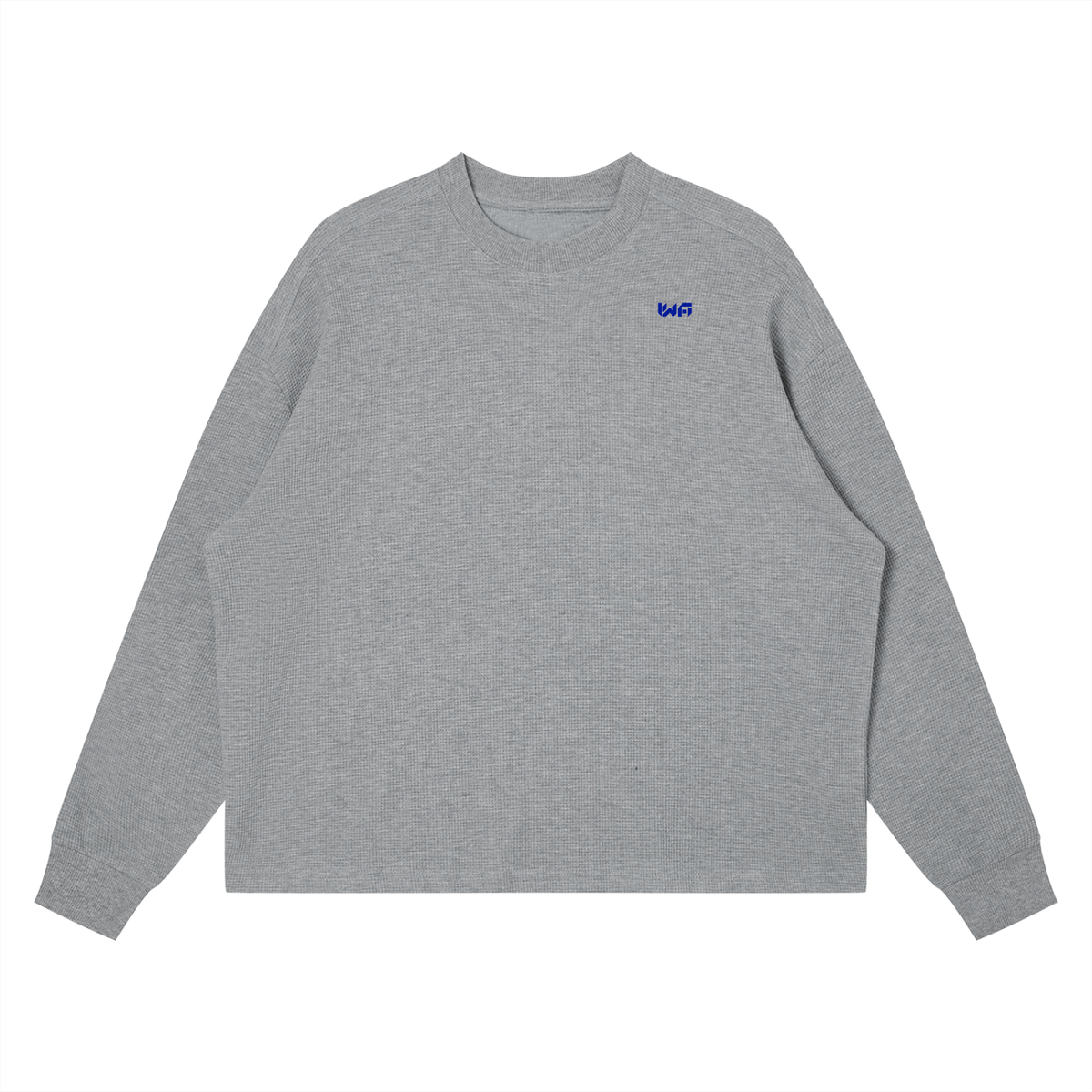 Unisex Waffle Boxy Long Sleeve T-Shirt