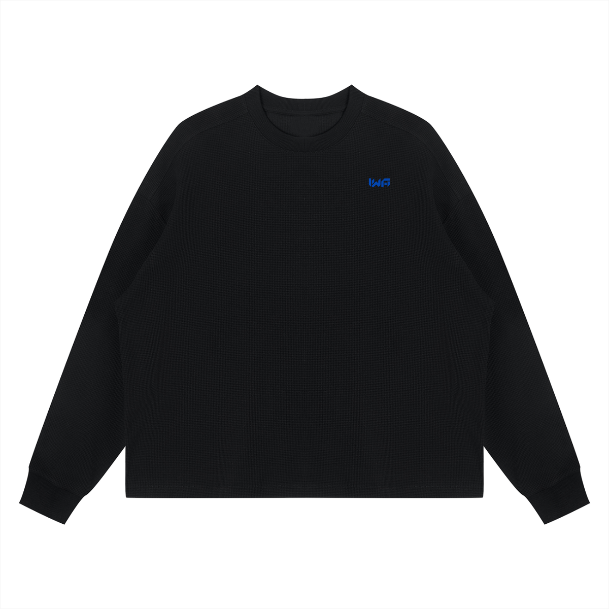 Unisex Waffle Boxy Long Sleeve T-Shirt
