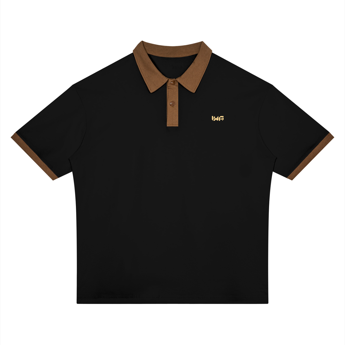 Unisex Color Block Polo Shirt