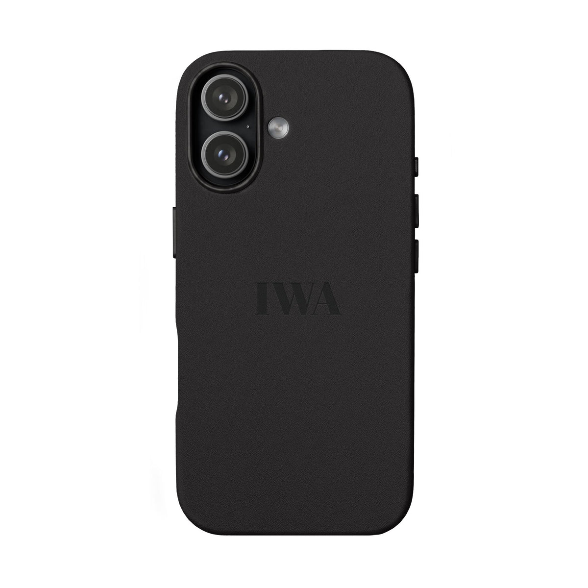 Engraved PU Leather Phone Case — Personalized Monogram Phone Cover