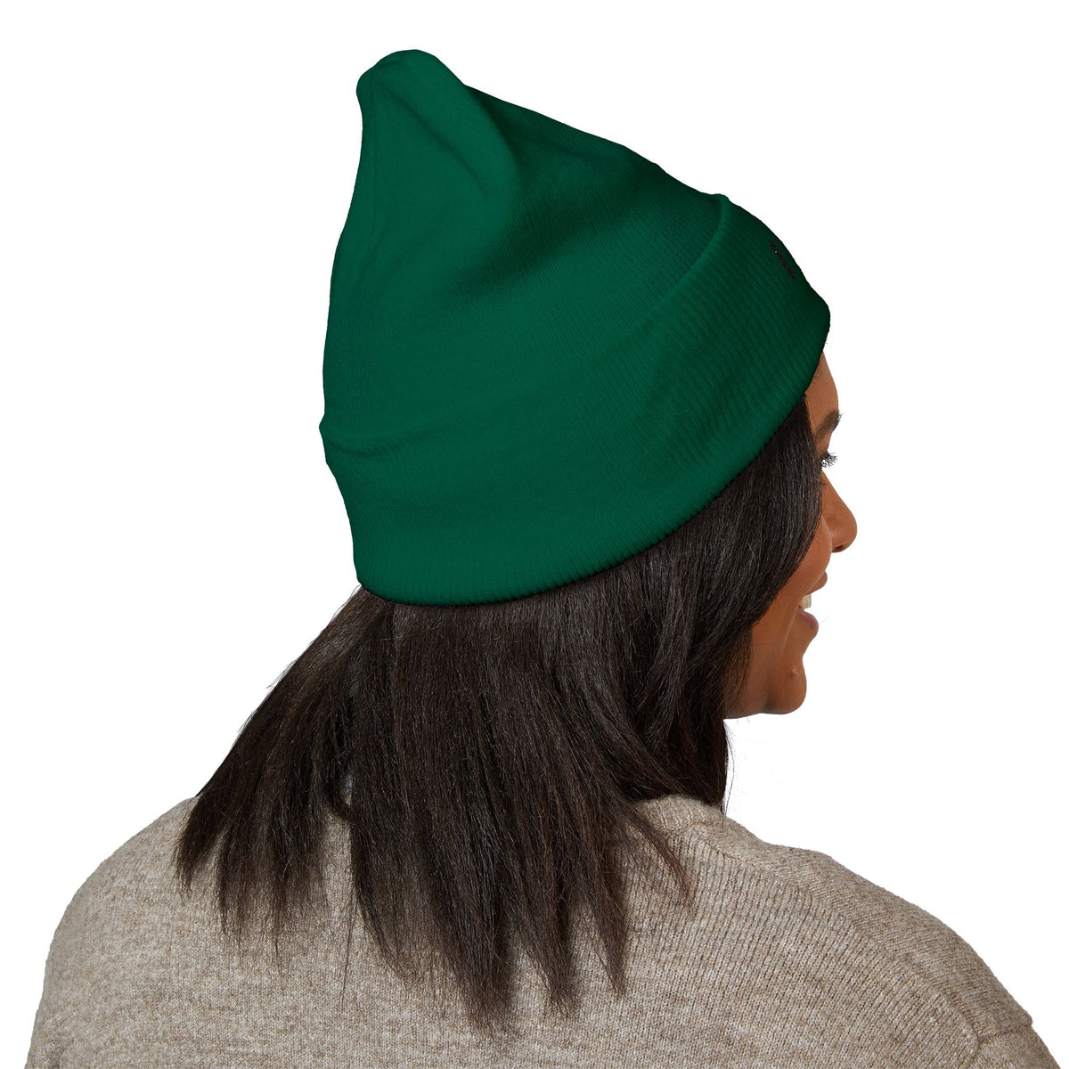 IWA Embroidered Cuffed Beanie — Classic Knit Winter Hat